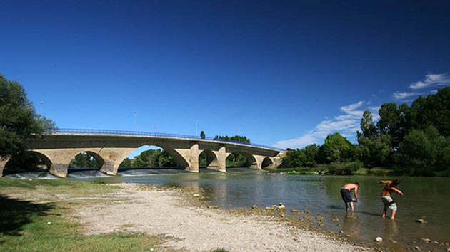 El Puente sobre el río Arga en Berbinzana